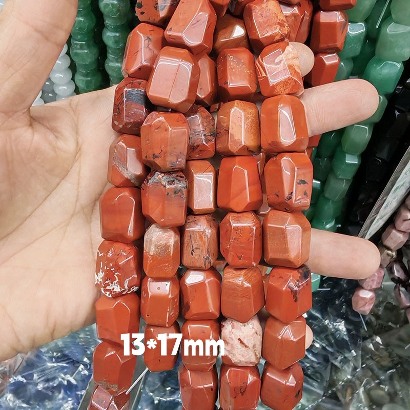 MYA3255--13*17mm Natural Red Jasper Double Turtle Faceted Beads