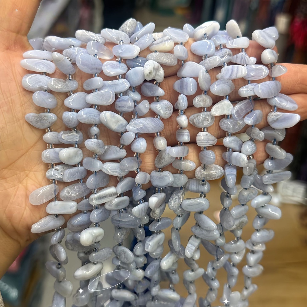 MYA3340--7-16mm Natural Purple Agate Teardrop-Shaped Long Beads