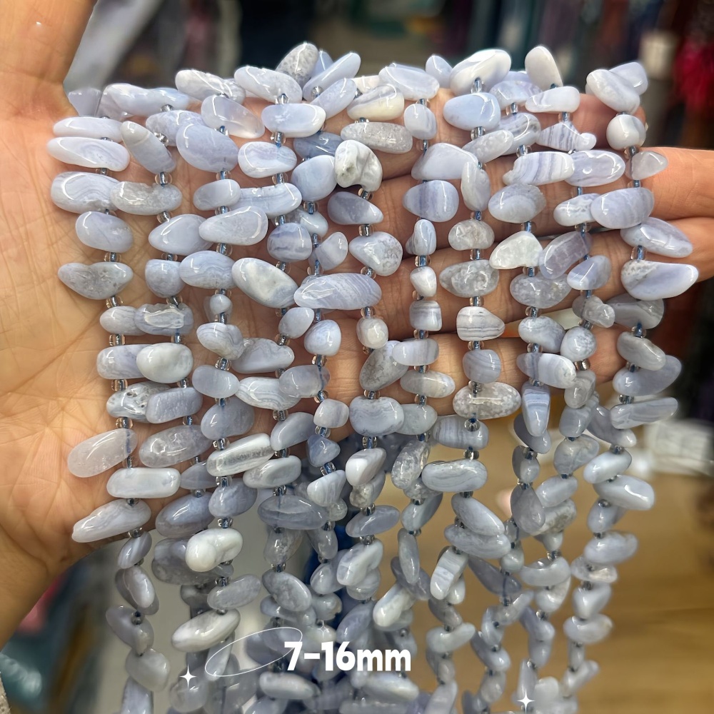 MYA3340--7-16mm Natural Purple Agate Teardrop-Shaped Long Beads