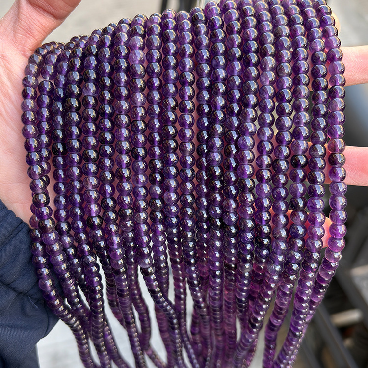 4*6mm Round Straight-Cut Abacus Beads (Smooth Surface)