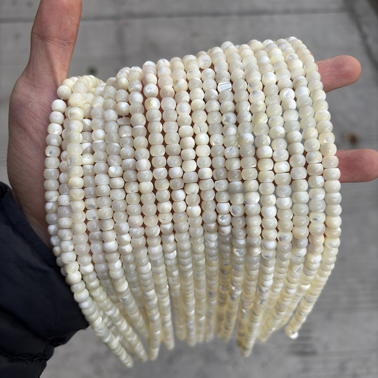 4*6mm Round Straight-Cut Abacus Beads (Smooth Surface)