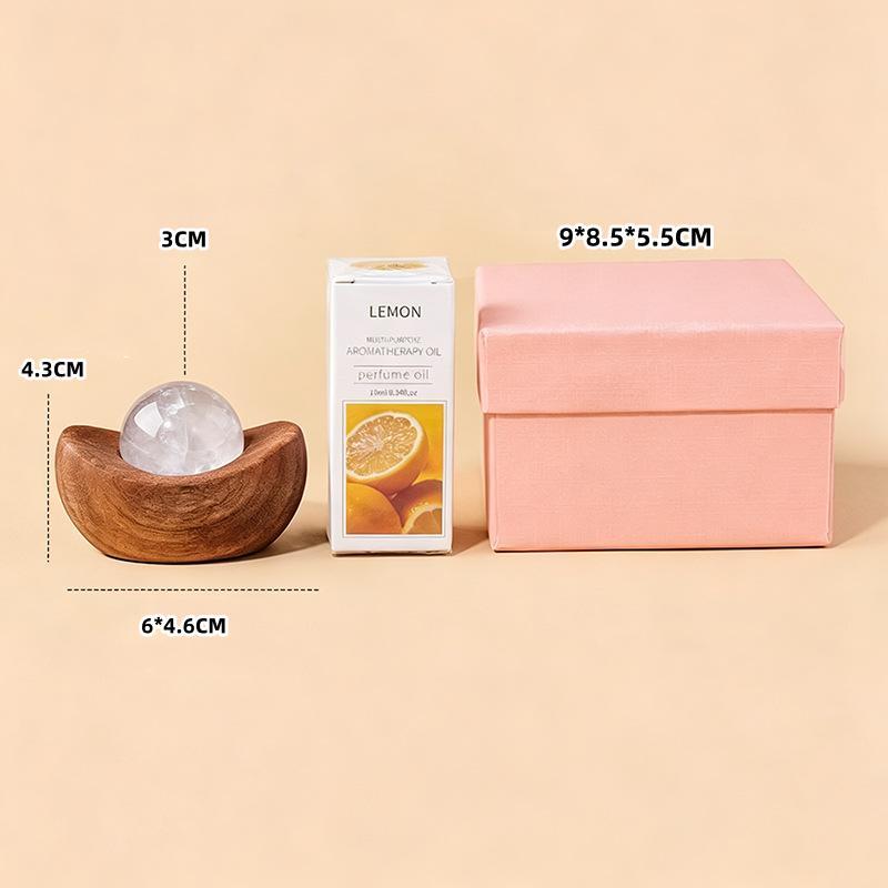 Natural Crystal Ball Diffuser Stone