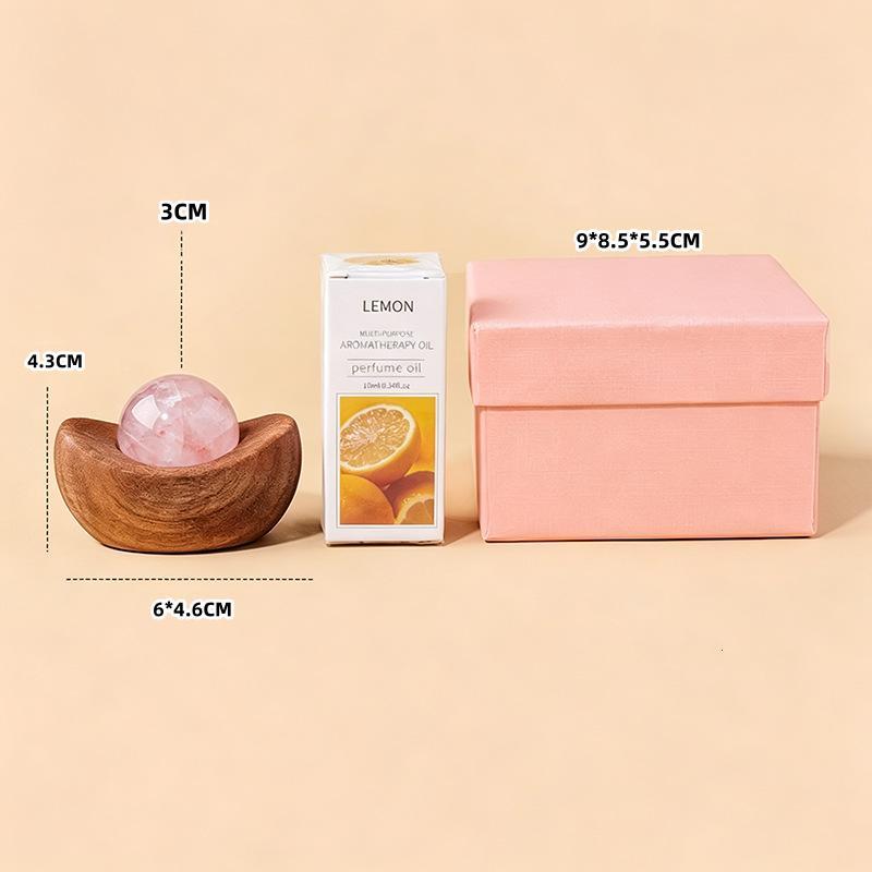 Natural Crystal Ball Diffuser Stone