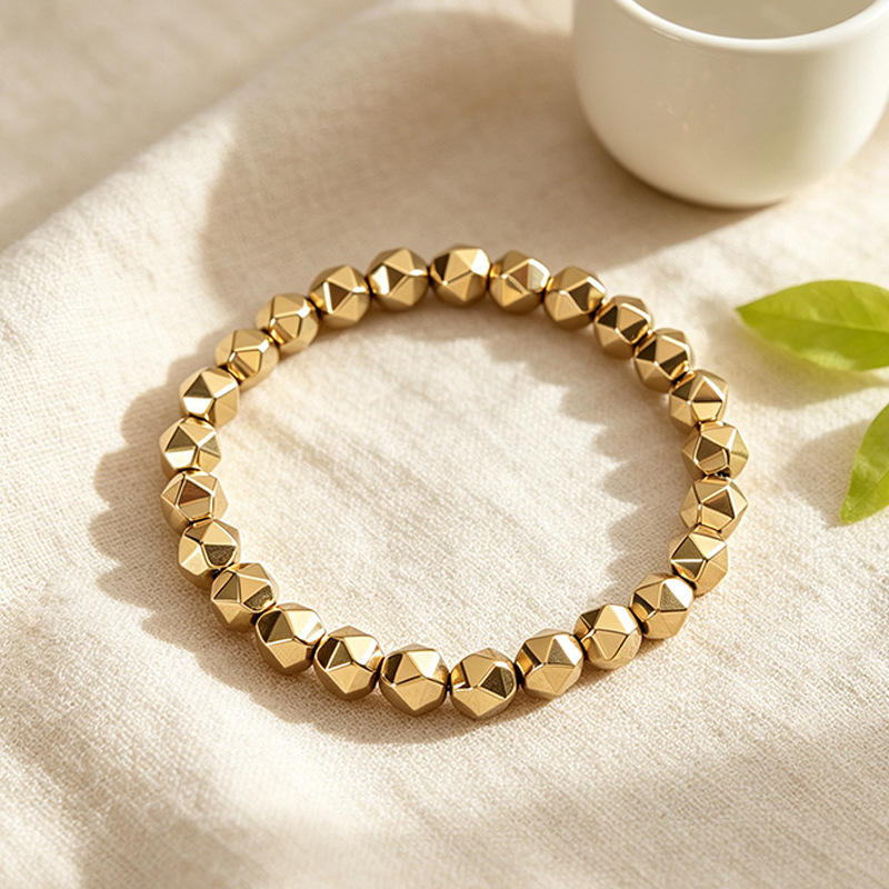 MYK5927-Chalcopyrite Wealth Bracelet