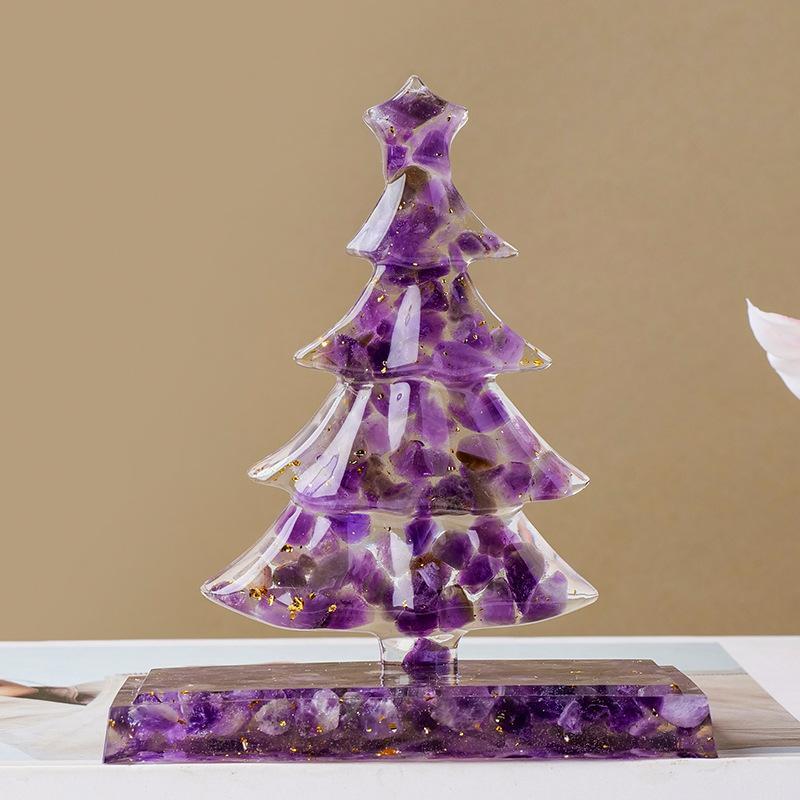 Crystal Chip Christmas Tree Ornament
