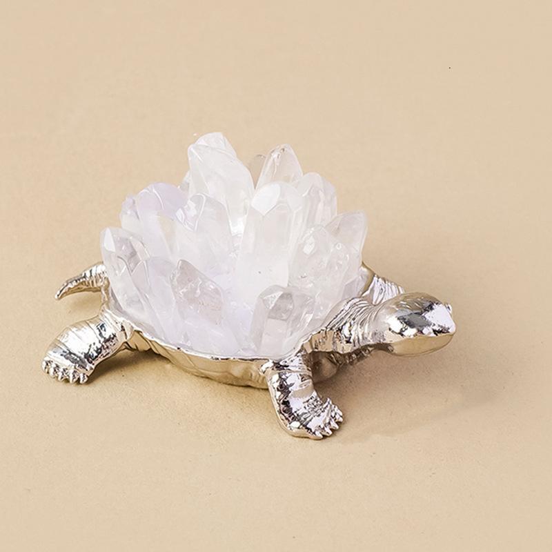 Natural Crystal Longevity Turtle Home Decor Ornament