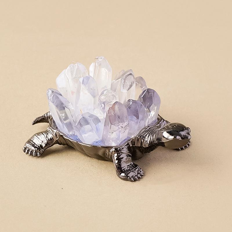 Natural Crystal Longevity Turtle Home Decor Ornament