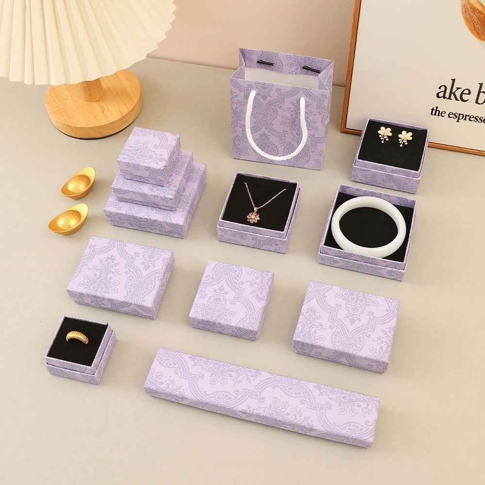 MYA4572--Classic enamel purple jewelry box packaging