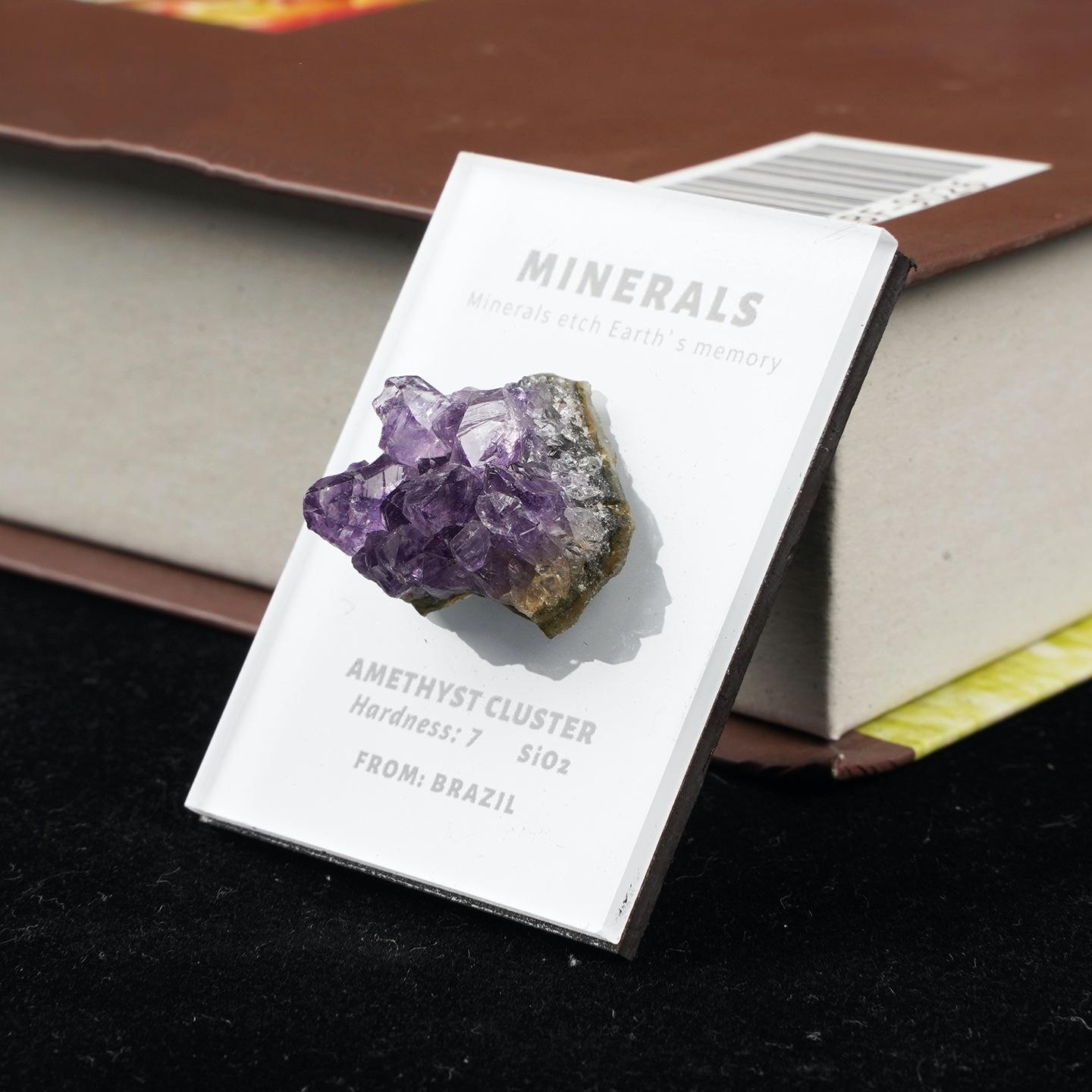 Natural Amethyst Cluster Magnetic Fridge Magnet