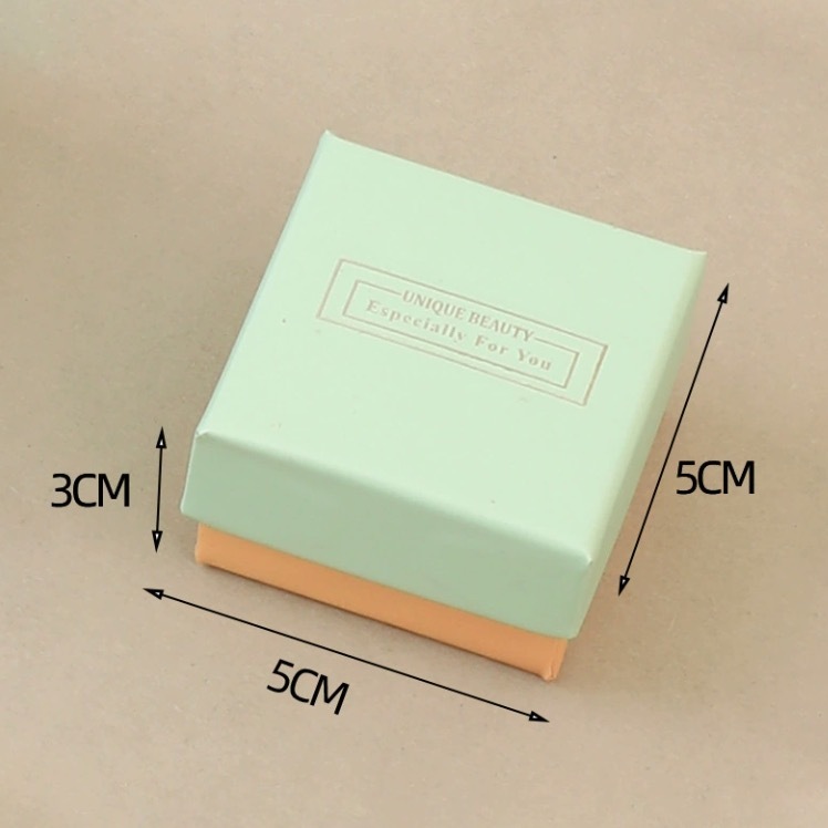 MYA4615--Exquisite mint green top and bottom cover jewelry packaging box