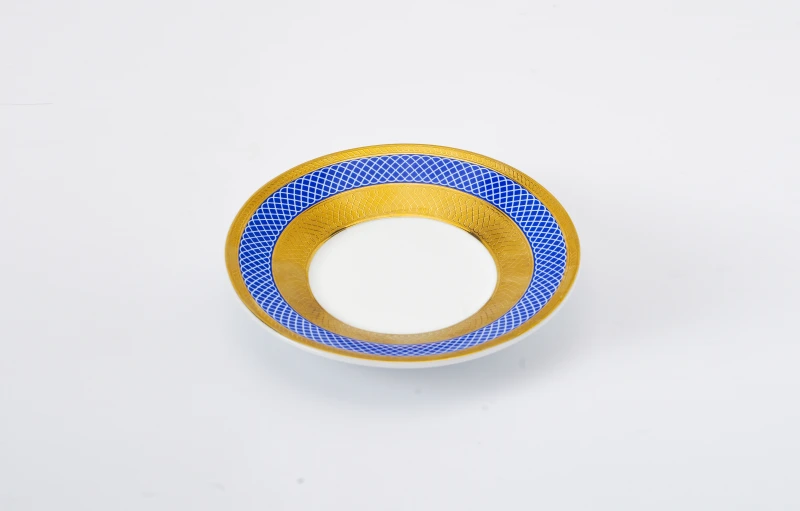 Golden Blue Coffee Cup