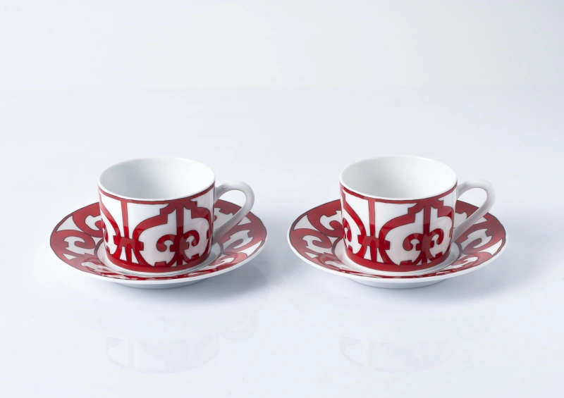 Eastern auspicious knot Coffee Pair Cup