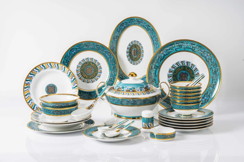 Lucky Beast Green Charm Tableware Set