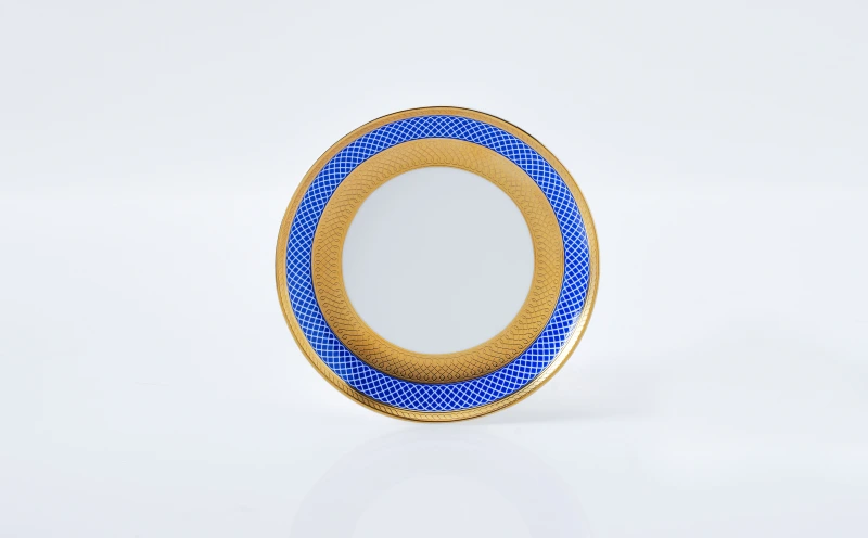 Golden Blue Tableware Set