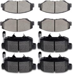 D1086-7418 Front Ceramic & Rear Semi Metallic Disc Brake Pad Set Fit For Honda CR-V 2005-2006 2012-2016,Leading brake pads factory | manufacturer | supplier - China factory and Cambodia factory