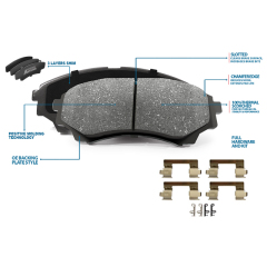 D1830-9140 Front Brake Pads for Renault Logan L8A9 L52 MEX/Sandero B8JB  09/2012-,Leading brake pads factory | manufacturer | supplier - China factory and Cambodia factory