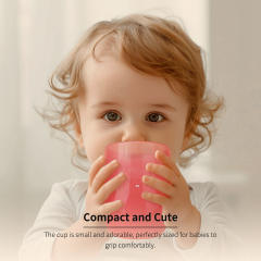 KUHU SILICONE Drinking Training Cup for Baby and Toddler - Open Cups for Babies - BPA-Free and Easy to Clean