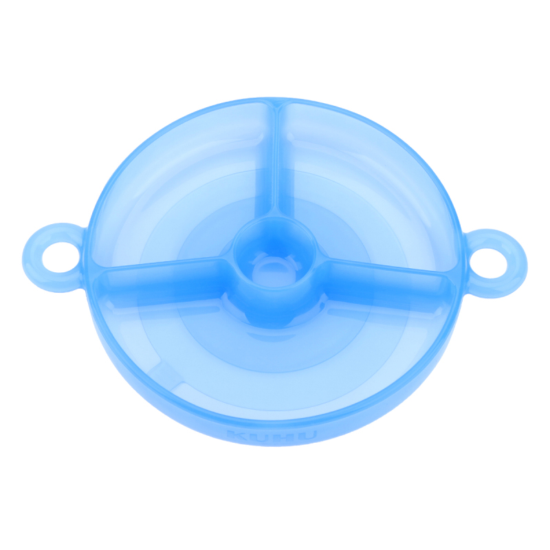 KUHU Mess-Free Feeding silicone baby plates for Babies & Toddlers - Handles, Suction Base, Perfect for Boys & Girls, silicone baby plates with suction