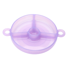 KUHU Mess-Free Feeding silicone baby plates for Babies & Toddlers - Handles, Suction Base, Perfect for Boys & Girls, silicone baby plates with suction