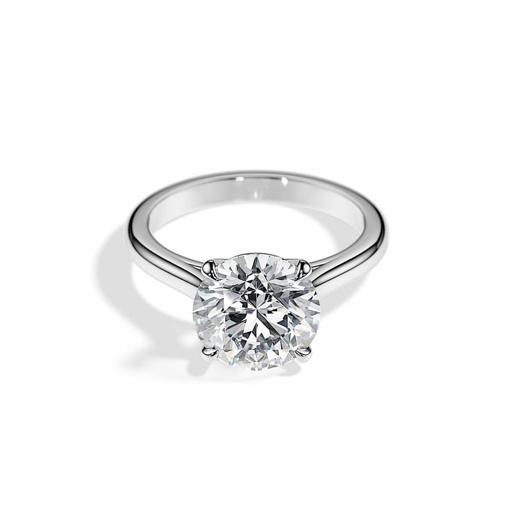 3 Carat Solitaire Diamond Ring Round Engagement Diamond Ring