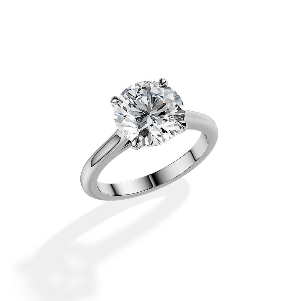 3 Carat Solitaire Diamond Ring Round Engagement Diamond Ring