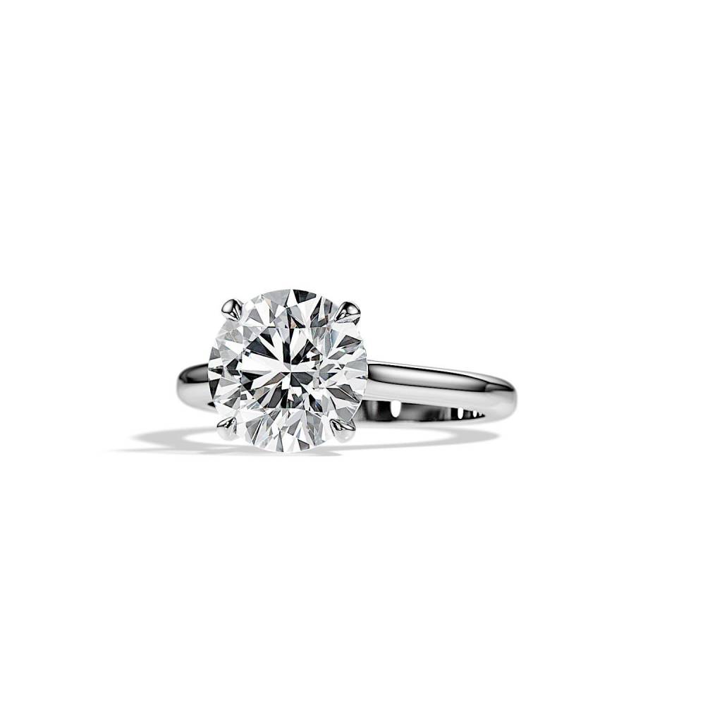 3 Carat Solitaire Diamond Ring Round Engagement Diamond Ring
