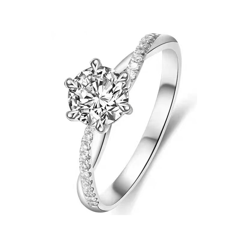 18K Gold Lab Diamond Ring