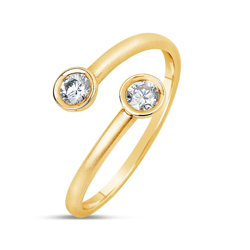 0.50 Carat Double Bubble Diamond Ring