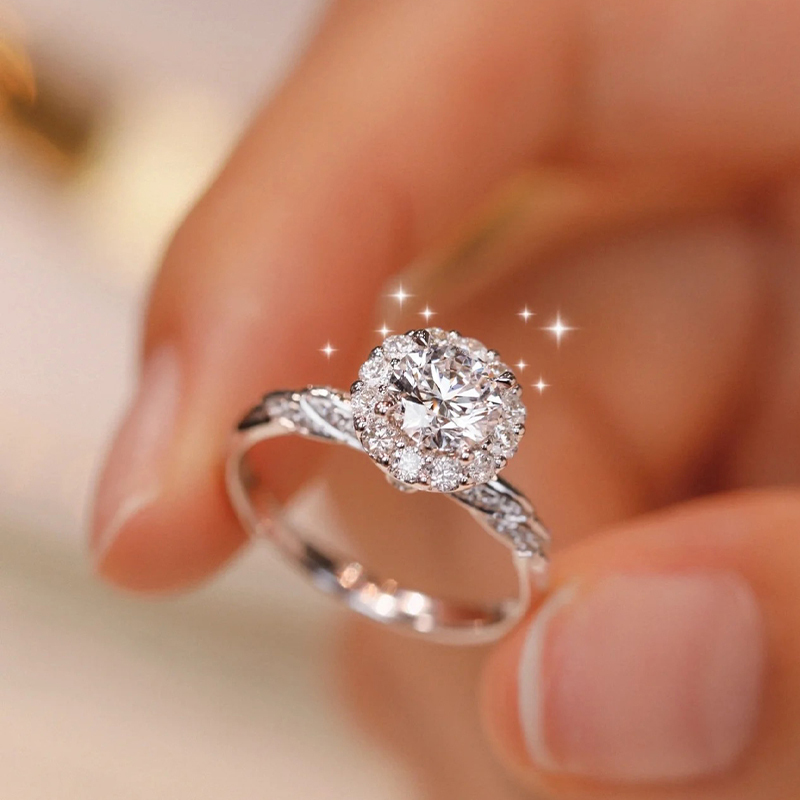Lab Grown Diamond 18K Gold Ring