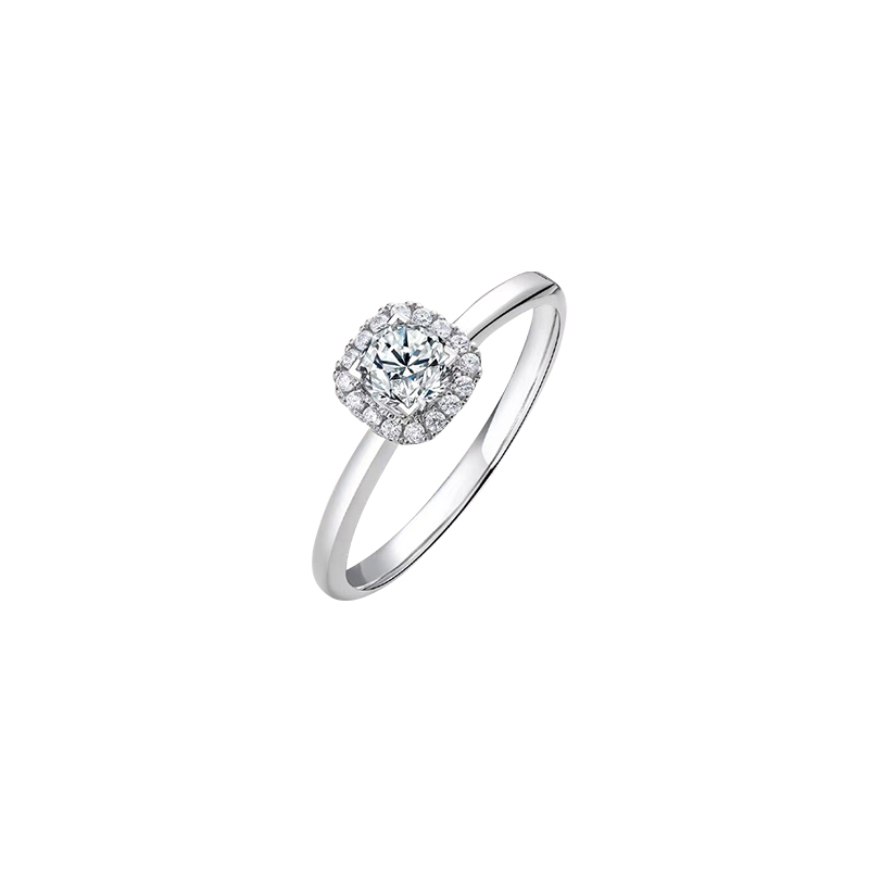 18K Gold Lab-Grown Diamond Ring