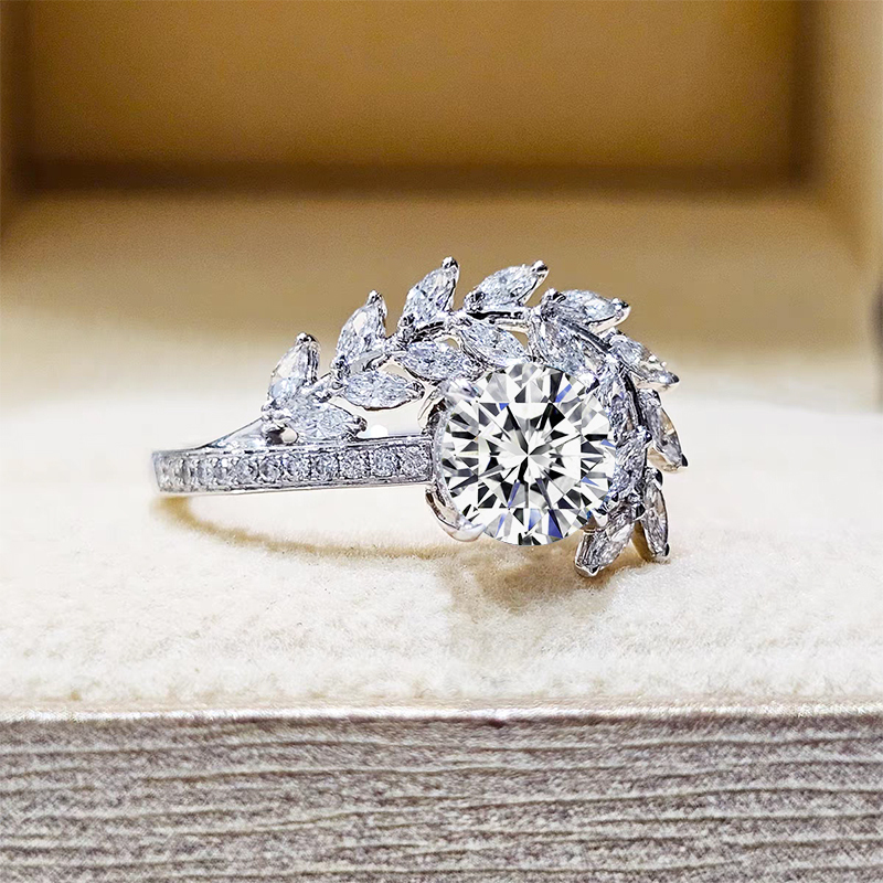 Angel Wing diamond ring