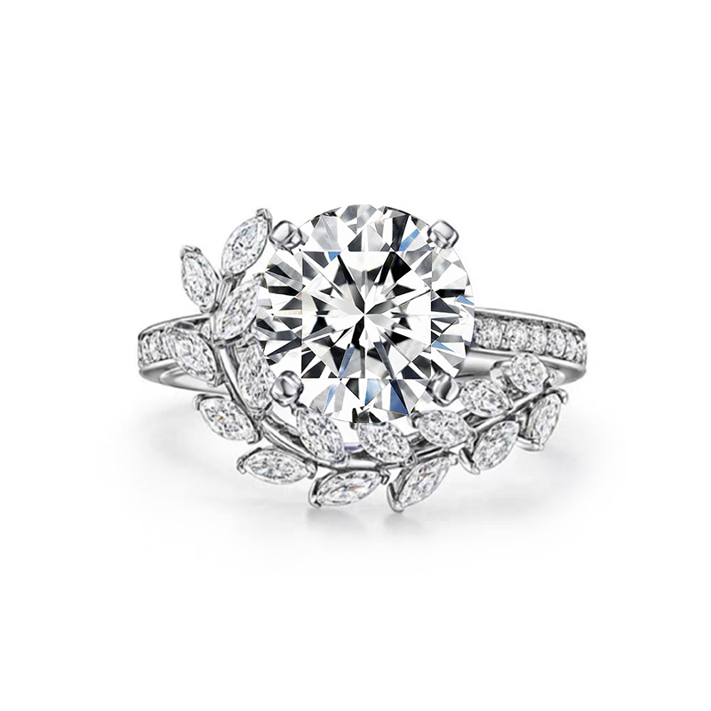 Angel Wing diamond ring