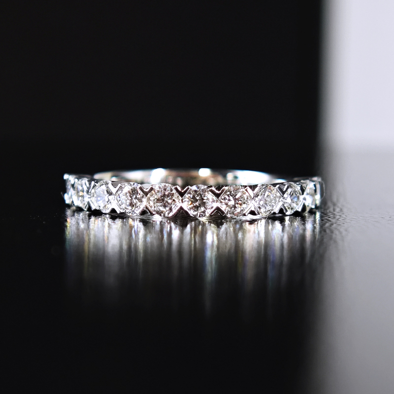 Half-Eternity Diamond Band