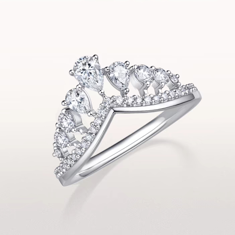 Crown-Inspired Eternity Band