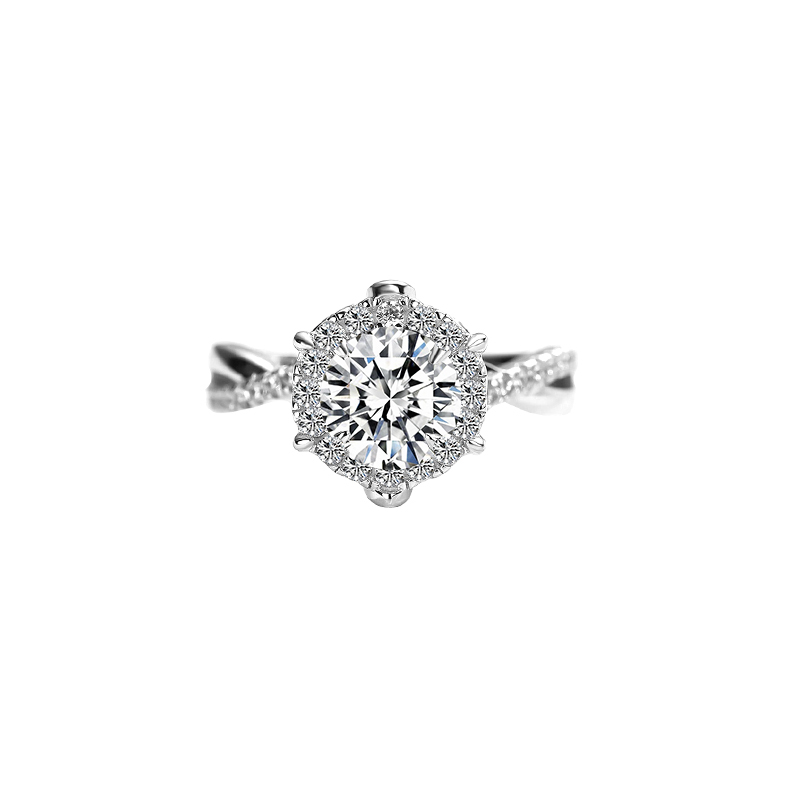 18K Gold Lab Grown Diamond Ring