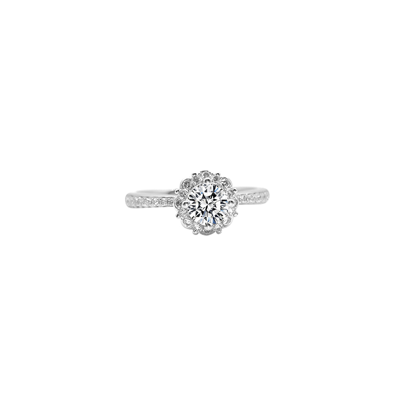Floral-Inspired Lab-Grown Diamond Ring