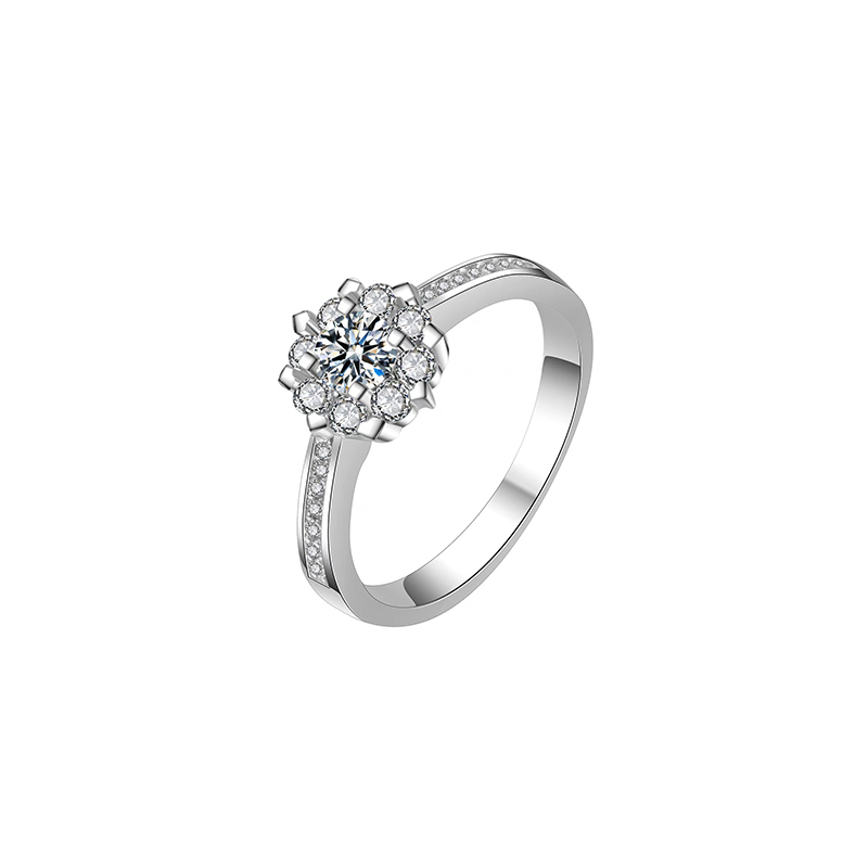 Starry Galaxy-Inspired Sparkling Diamond Ring