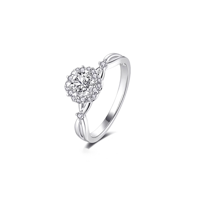 Flower Vine Bouquet-Inspired Diamond Ring