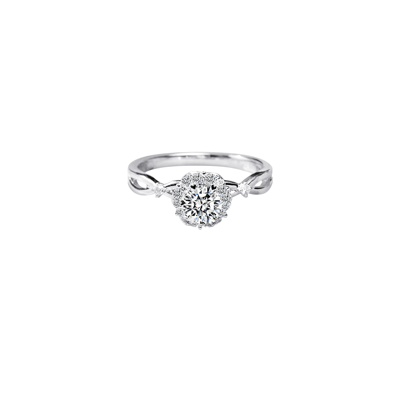 Flower Vine Bouquet-Inspired Diamond Ring