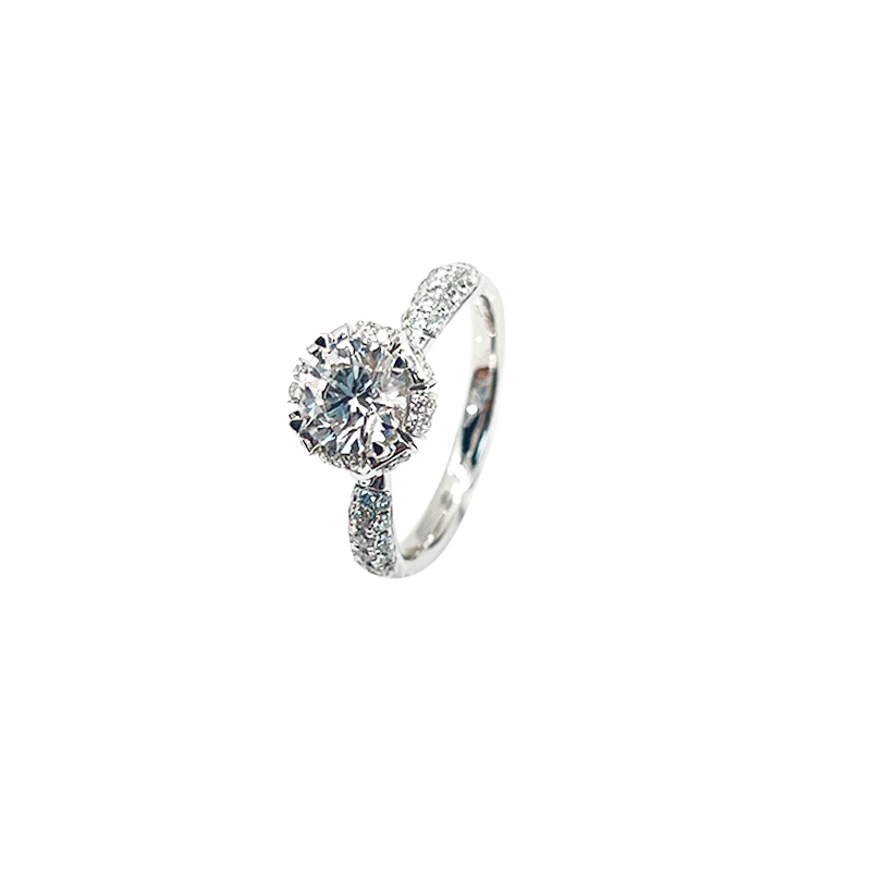Floral-Inspired Lab-Grown Diamond Ring