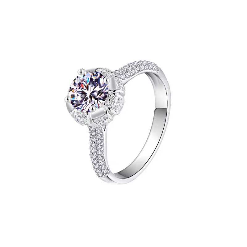 Floral-Inspired Lab-Grown Diamond Ring