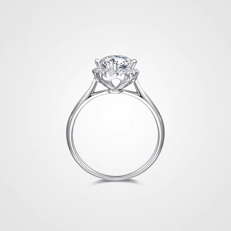 Rose-Inspired Lab-Grown Diamond Ring