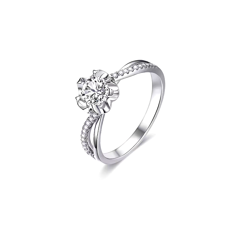 Floral-Inspired Lab-Grown Diamond Ring