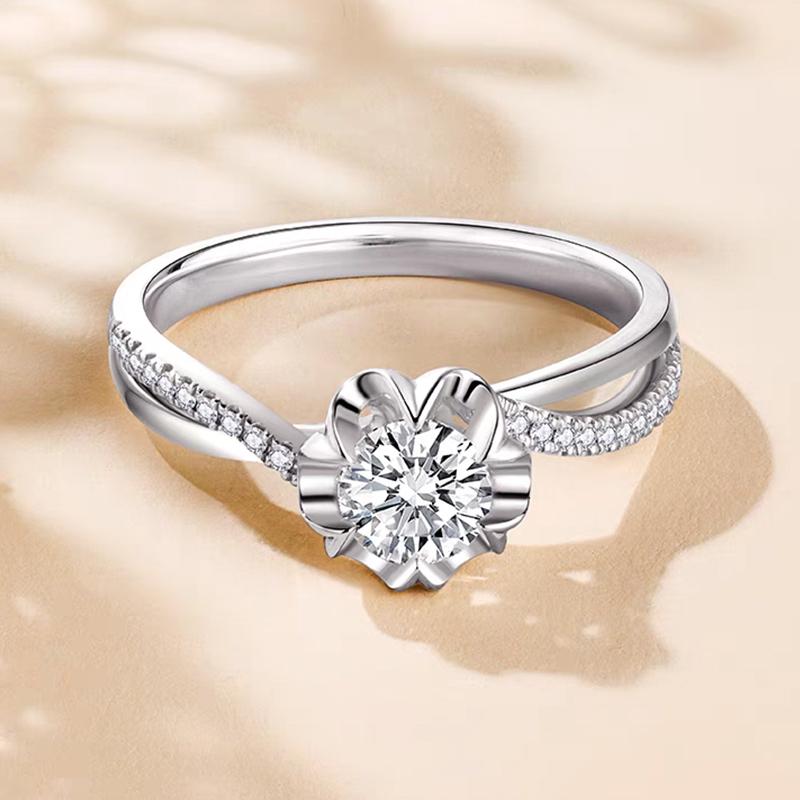 Floral-Inspired Lab-Grown Diamond Ring