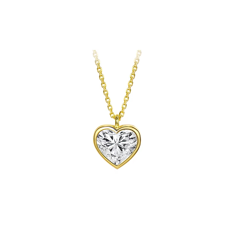 Heart-Inspired Lab-Grown Diamond Necklace