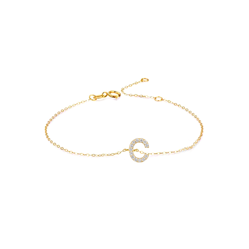 Letter-Inspired Diamond Bracelet