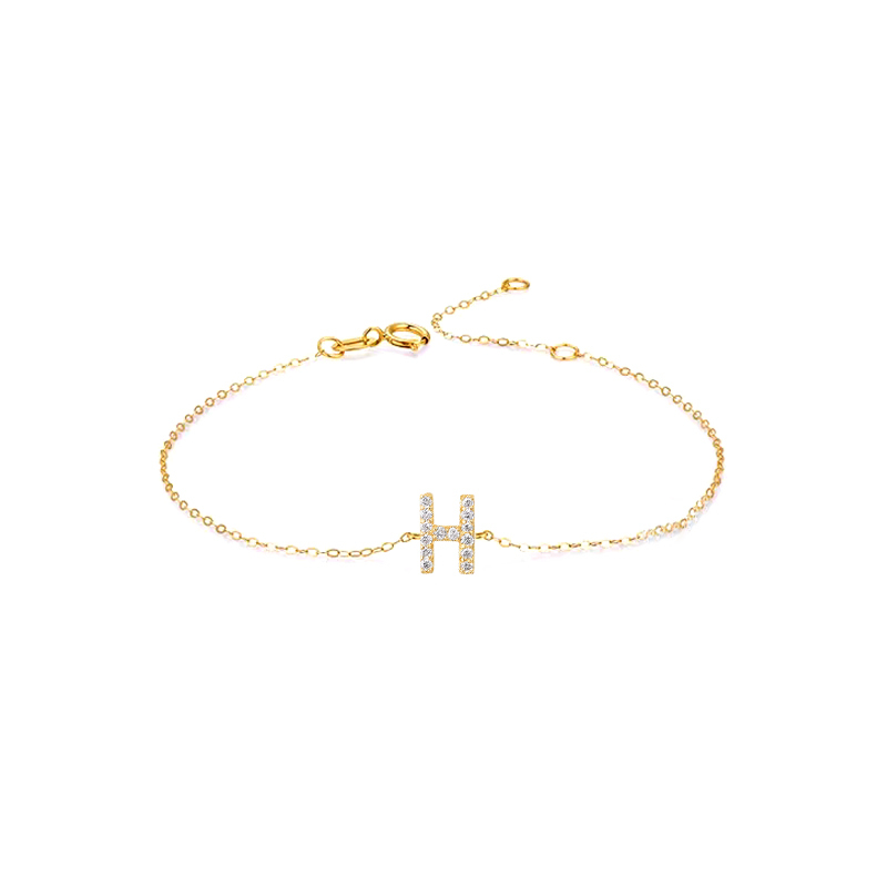 Letter-Inspired Diamond Bracelet