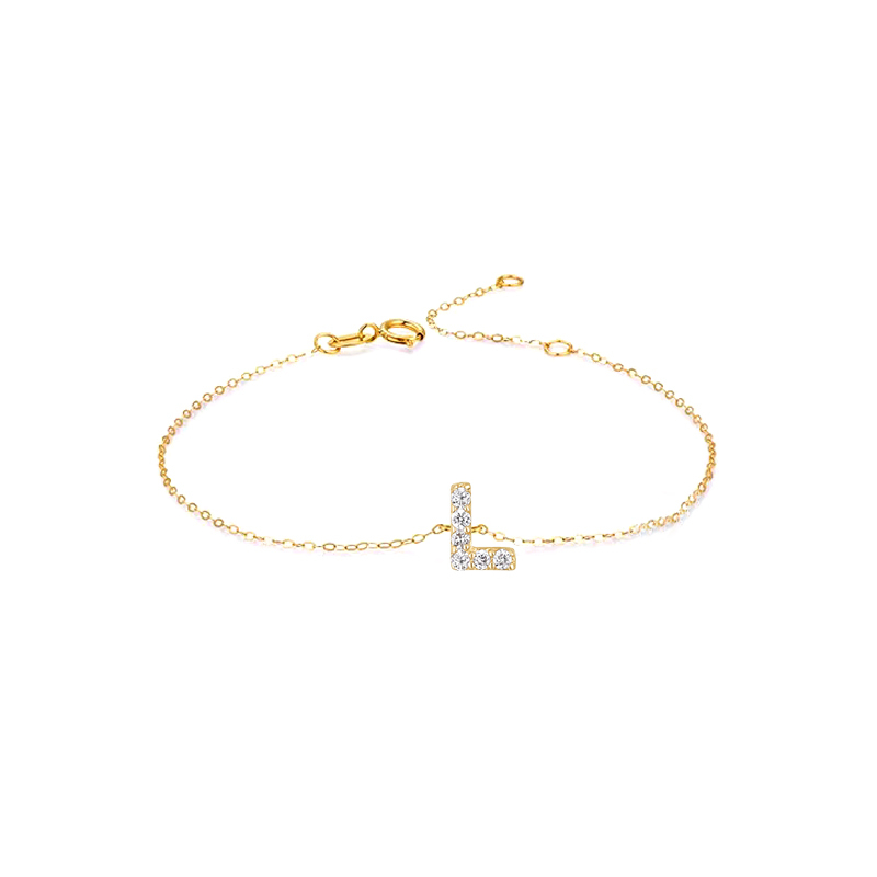 Letter-Inspired Diamond Bracelet