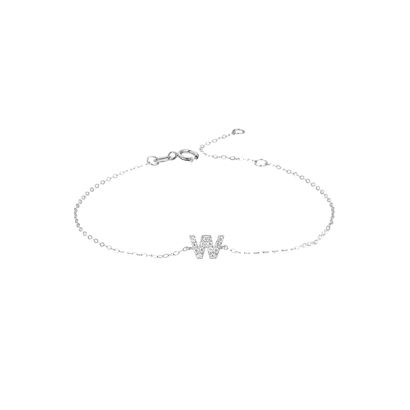 Letter-Inspired Diamond Bracelet