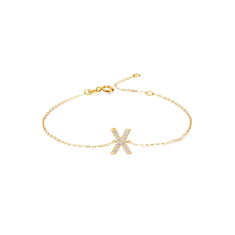 Letter-Inspired Diamond Bracelet